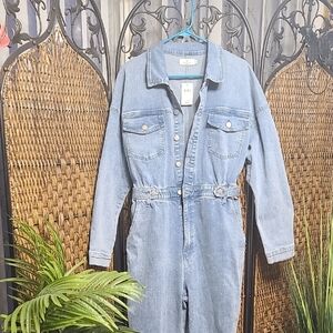 Windsor Light Blue Denim Jumpsuit